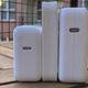 From left to right: Apple 30W USB-C charger, RAVPower 45W USB-C charger, Apple 61W USB-C charger